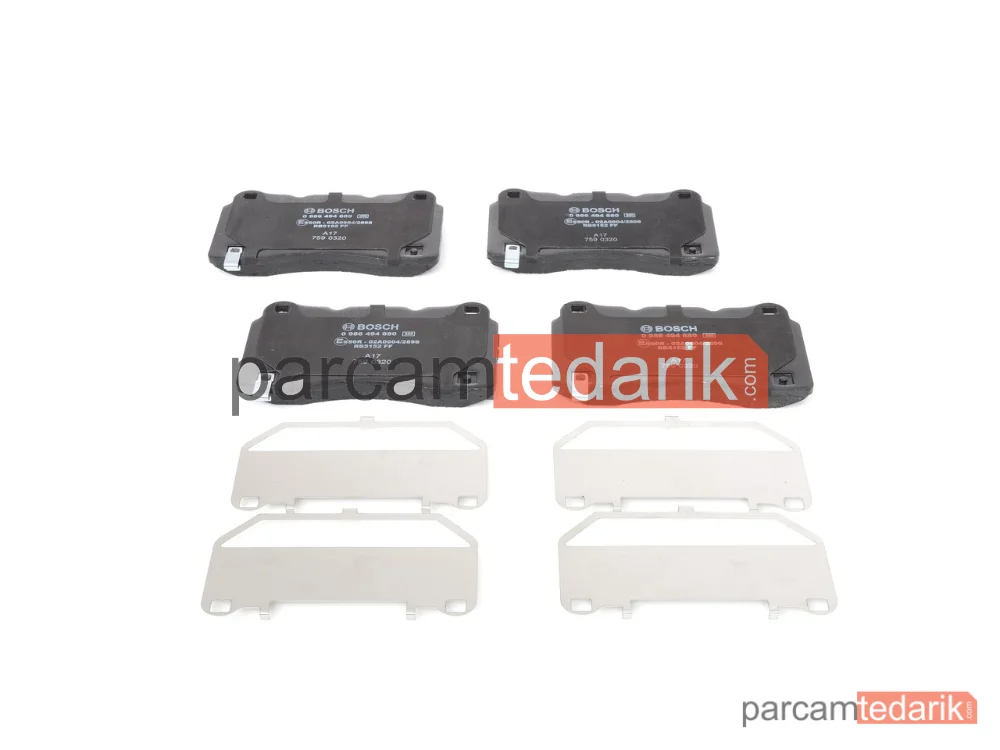 BOSCH 0986494880 | Fren Balatası (Ön) — Chevrolet Camaro, Tesla Model S