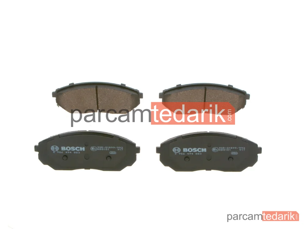 BOSCH 0986494883 | Fren Balatası — Honda Accord VII, Honda Civic IX