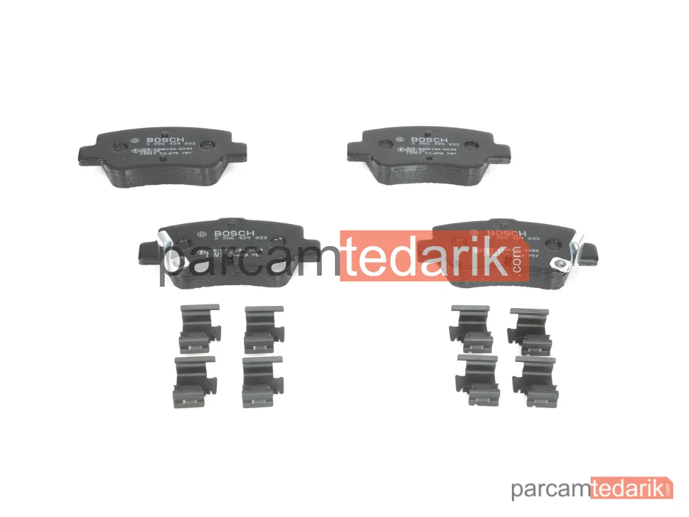 BOSCH 0986494933 | Fren Balatası (Arka) — Toyota Avensis
