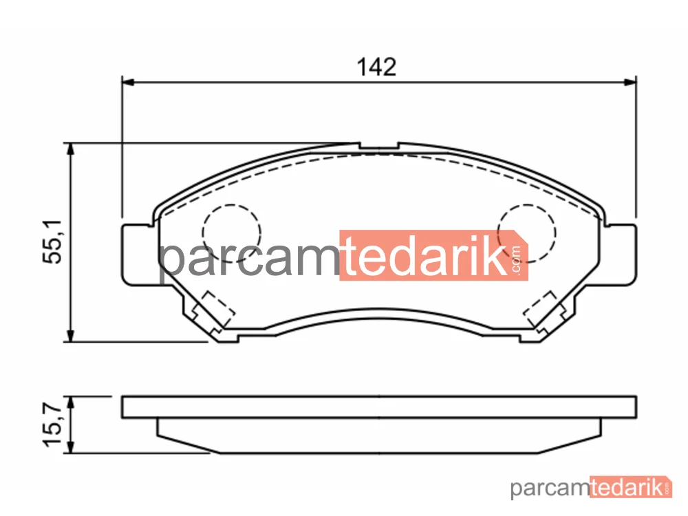 BOSCH 0986494936 | Fren Balatası (Ön) — Suzuki Vitara, Suzuki SX4 S-Cross