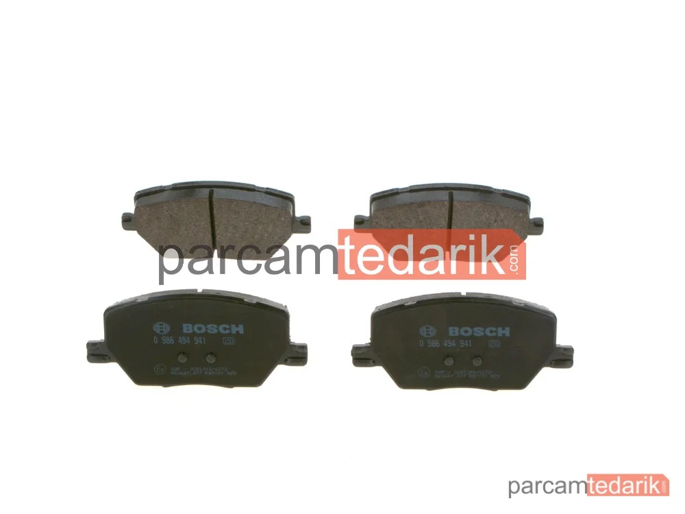BOSCH 0986494941 | Fren Balatası (Ön) — Fiat 500X, Jeep Renegade Suv, Jeep Compass