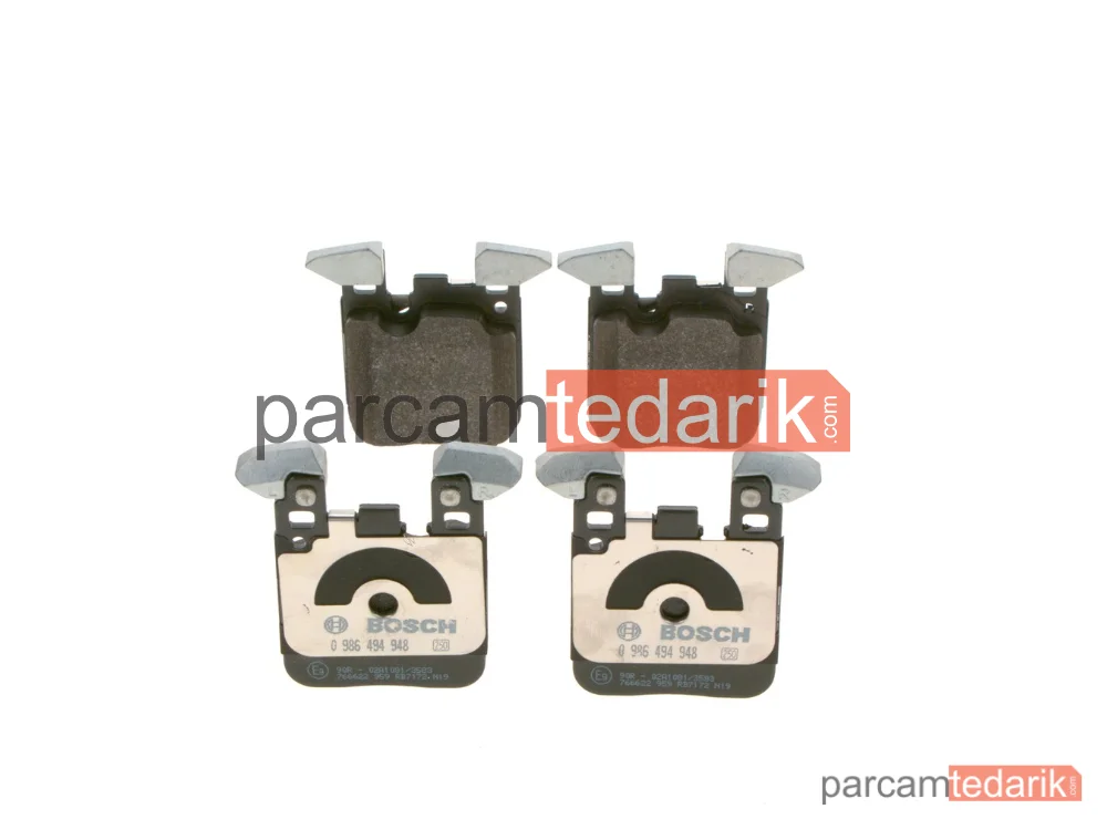 BOSCH 0986494948 | Fren Balatası (Arka) — BMW 1, BMW 3, BMW 4 Gran Coupe