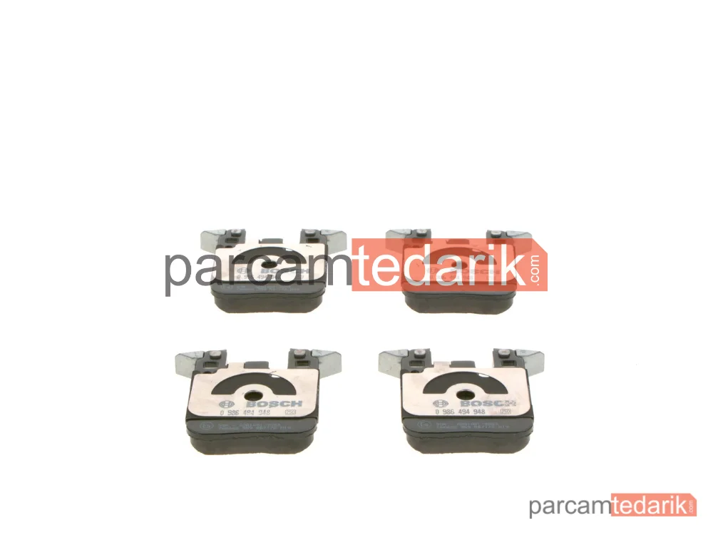 BOSCH 0986494948 | Fren Balatası (Arka) — BMW 1, BMW 3, BMW 4 Gran Coupe