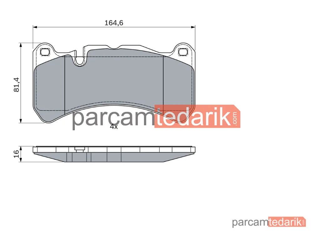 BOSCH 0986494965 | Fren Balatası — Mercedes-Benz Clk, Mercedes-Benz Slk