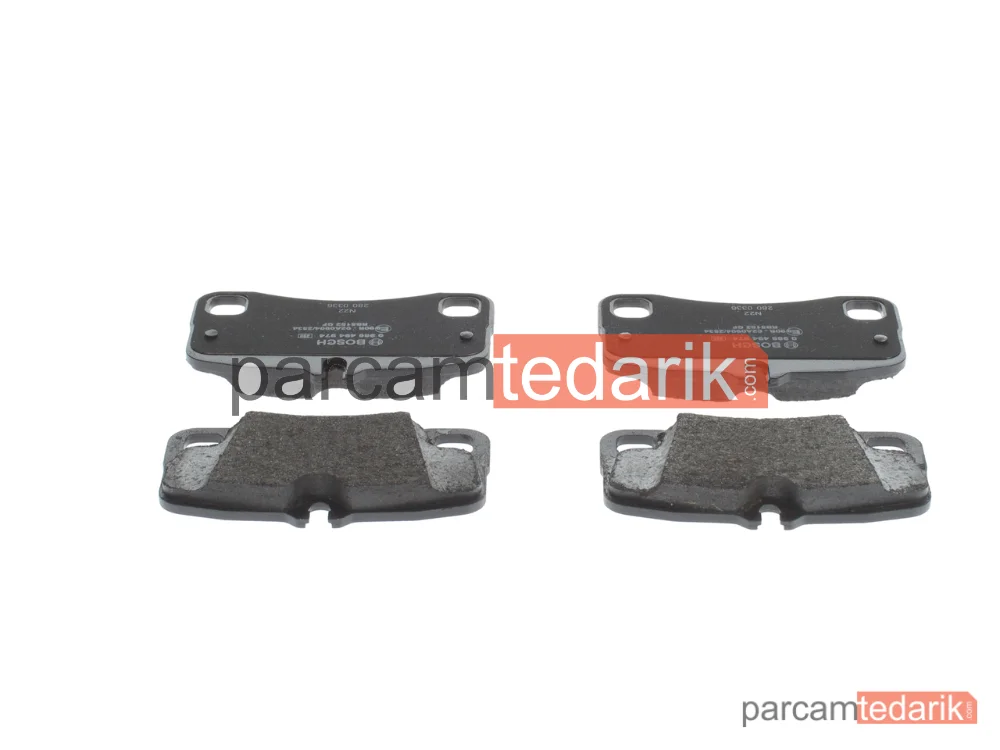 BOSCH 0986494974 | Fren Balatası (Arka) — Porsche 911, Porsche 911 Cabrio, Porsche 911 Targa Tavan