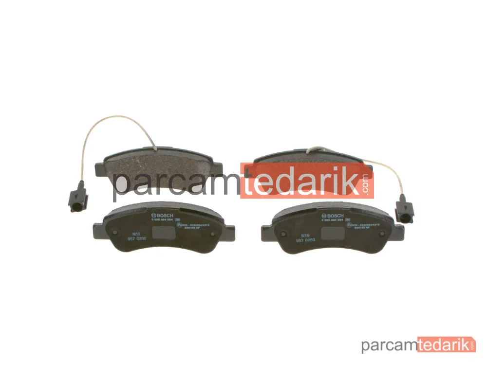 BOSCH 0986494994 | Fren Balatası (Arka) — Citroen Jumper III, Peugeot Boxer, Fiat Ducato