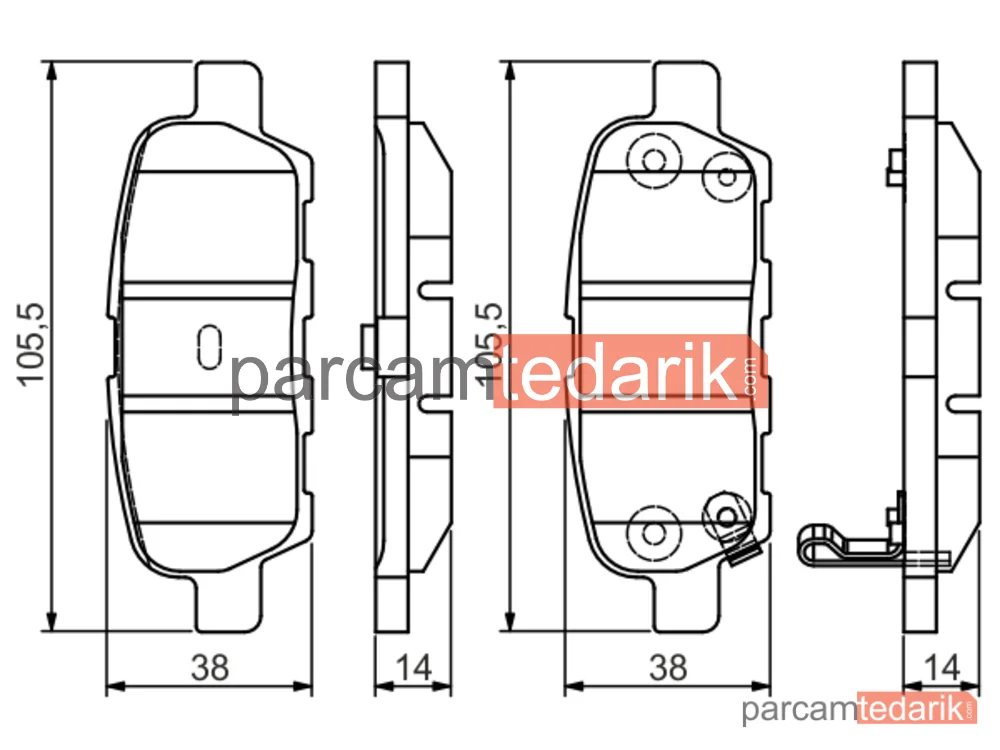 BOSCH 0986495089 | Fren Balatası (Arka) — Nissan Qashqai I, Nissan X-Trail II, Renault Koleos I