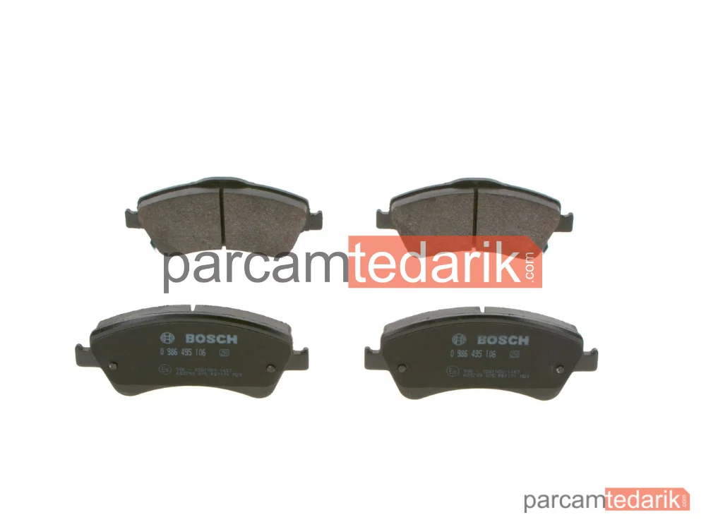BOSCH 0986495106 | Fren Balatası — Toyota Avensis, Toyota Auris, Toyota Verso
