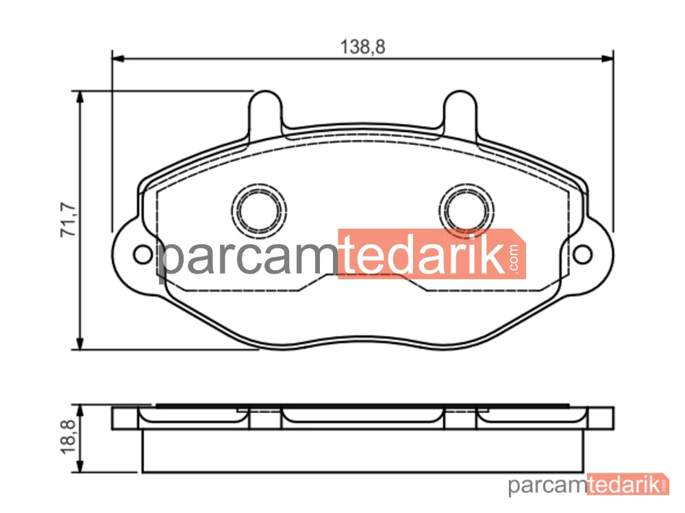 BOSCH 0986495112 | Fren Balatası — Ford Transit, Ford Transit Tourneo