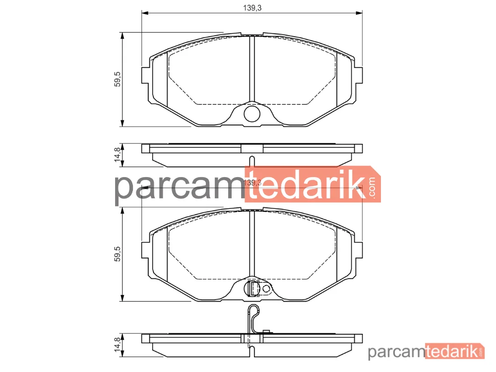 BOSCH 0986495147 | Fren Balatası — Nissan Maxima / Maxima QX V