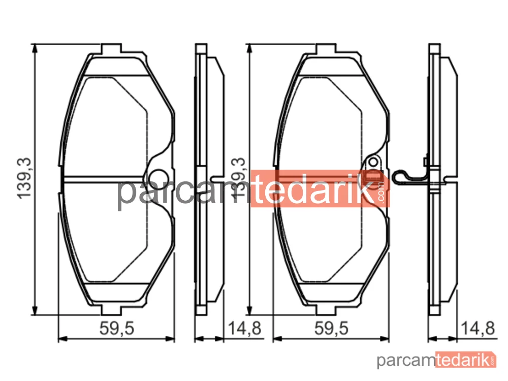 BOSCH 0986495147 | Fren Balatası — Nissan Maxima / Maxima QX V