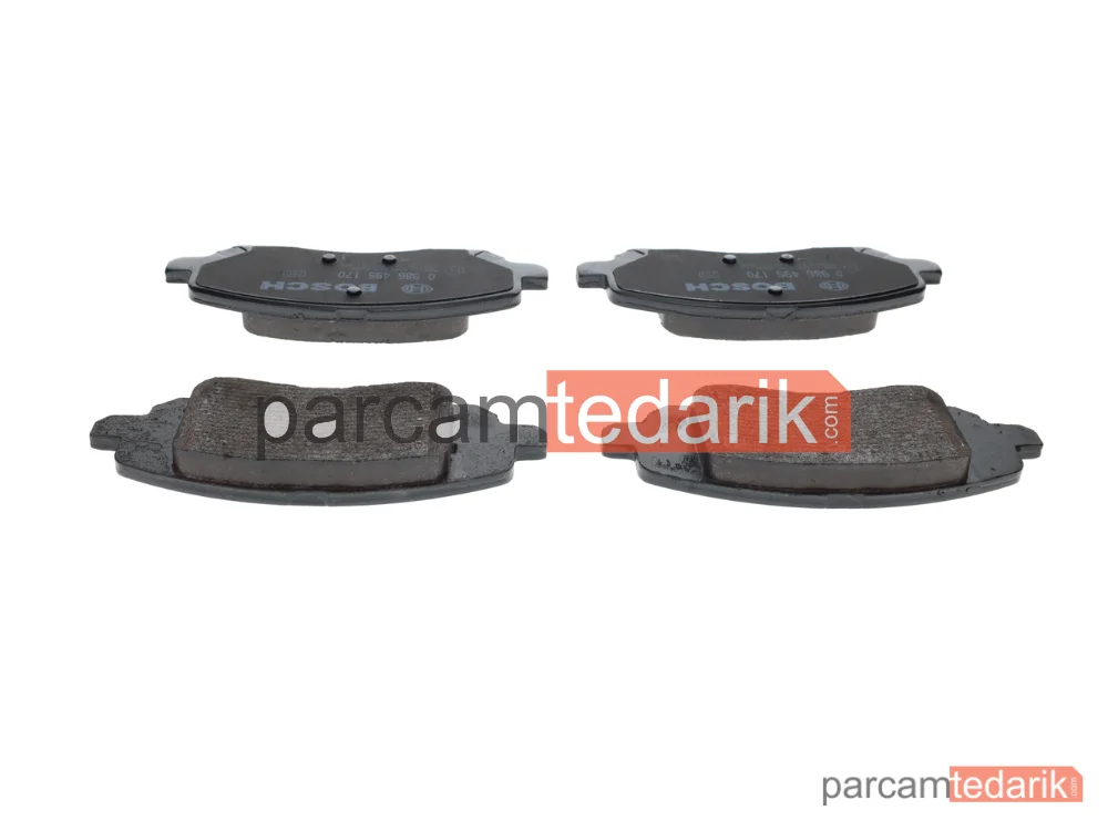 BOSCH 0986495170 | Fren Balatası (Ön) — Jeep Compass, Dodge Caliber, Chrysler Sebring