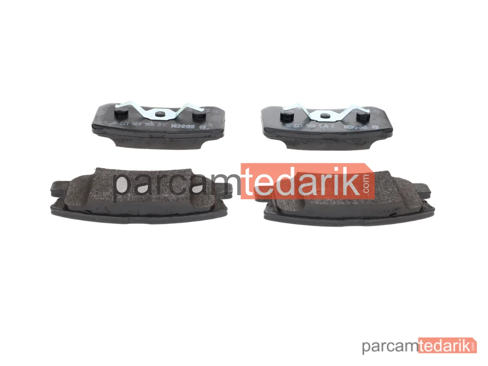 BOSCH 0986495172 | Fren Balatası (Arka) — Jeep Compass, Chrysler Sebring, Chrysler Sebring Cabrio