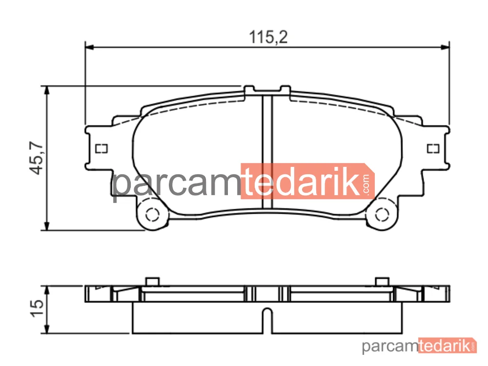 BOSCH 0986495174 | Fren Balatası (Arka) — Lexus RX, Lexus GS, Toyota Mirai