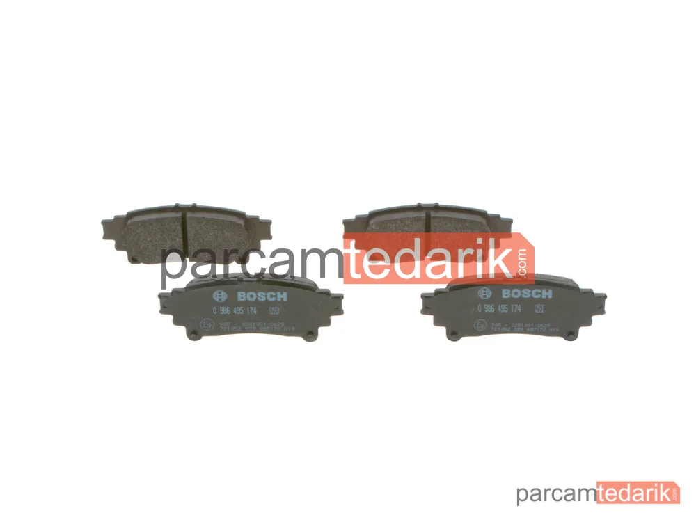 BOSCH 0986495174 | Fren Balatası (Arka) — Lexus RX, Lexus GS, Toyota Mirai