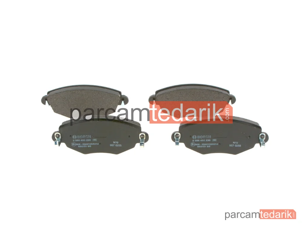 BOSCH 0986495230 | Fren Balatası (Ön) — Ford Mondeo III, Jaguar X-Type I