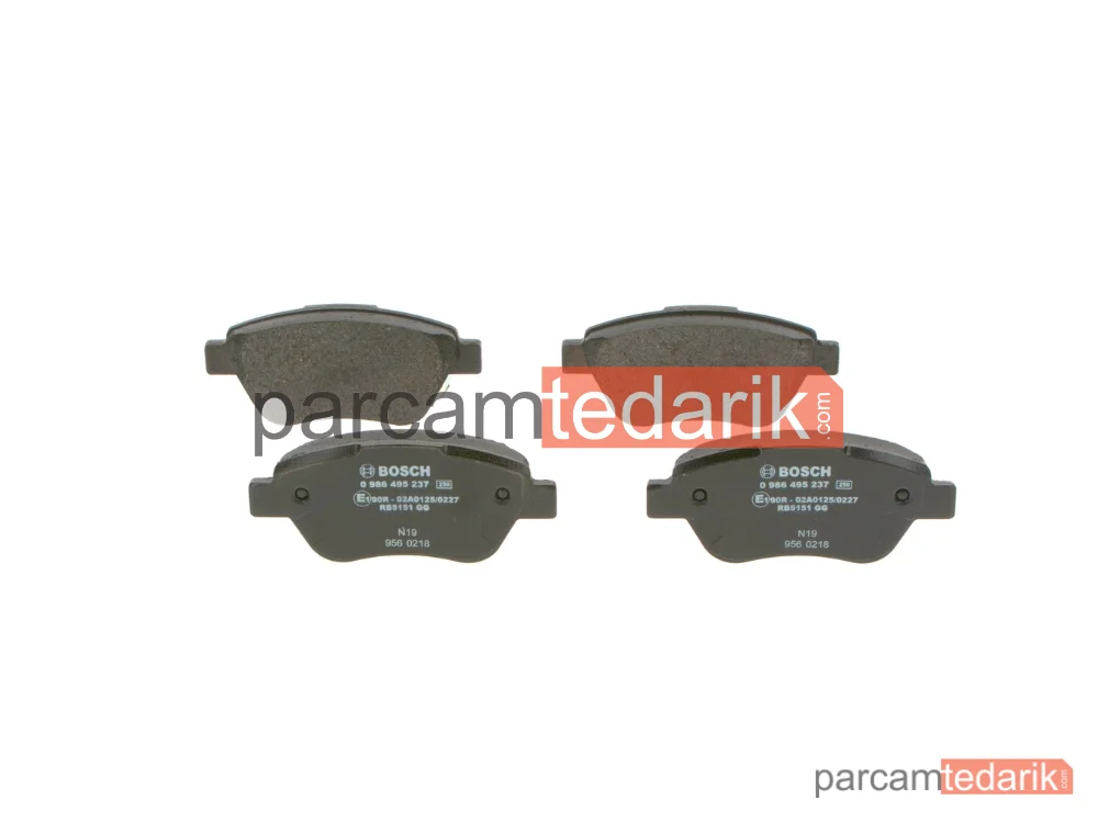 0986495237 | Fren Balatası (Ön) — Opel Corsa D, Opel Adam