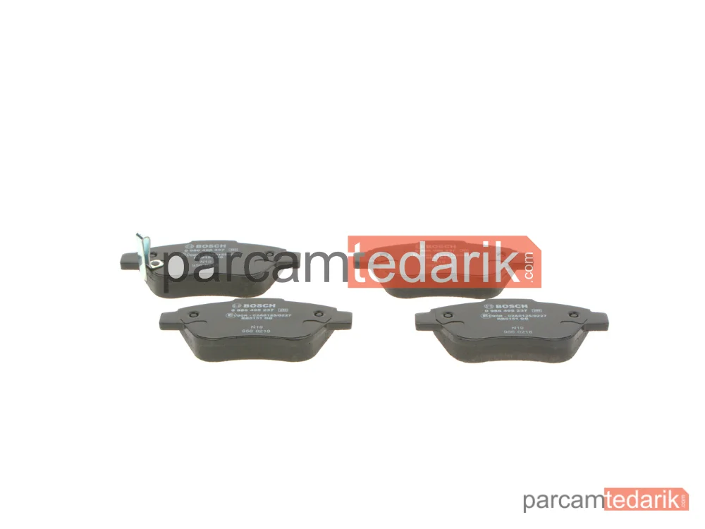 BOSCH 0986495237 | Fren Balatası (Ön) — Opel Corsa D, Opel Adam