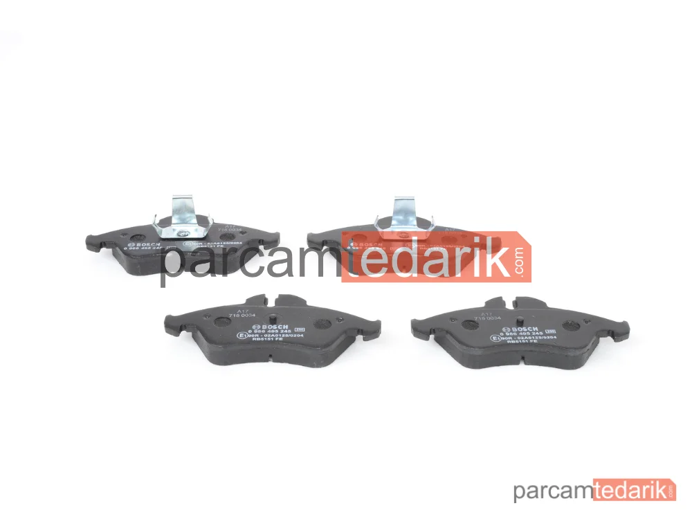 BOSCH 0986495245 | Fren Balatası — Mercedes-Benz Sprinter 3-t, Mercedes-Benz Sprinter 4-t