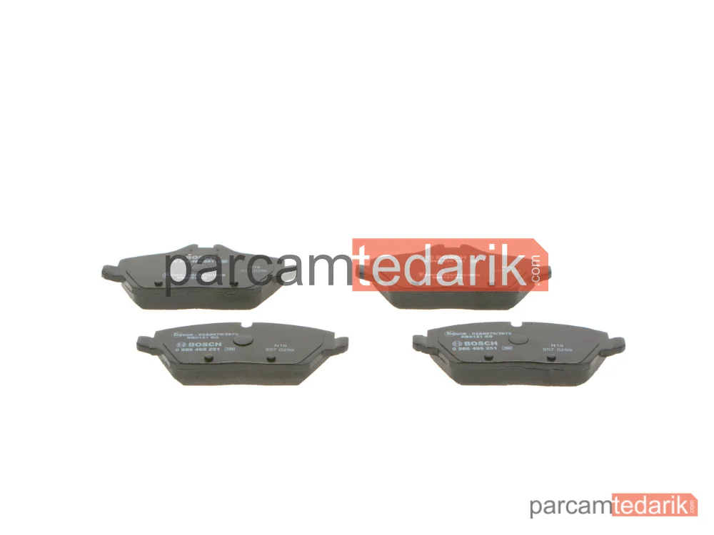 BOSCH 0986495251 | Fren Balatası (Ön) — Mini, Mini Clubman, Mini Cabrio