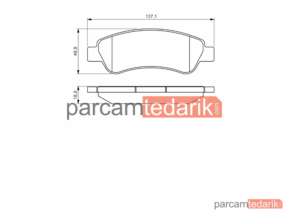 BOSCH 0986495254 | Fren Balatası (Arka) — Citroen Jumper III, Fiat Ducato, Peugeot Boxer