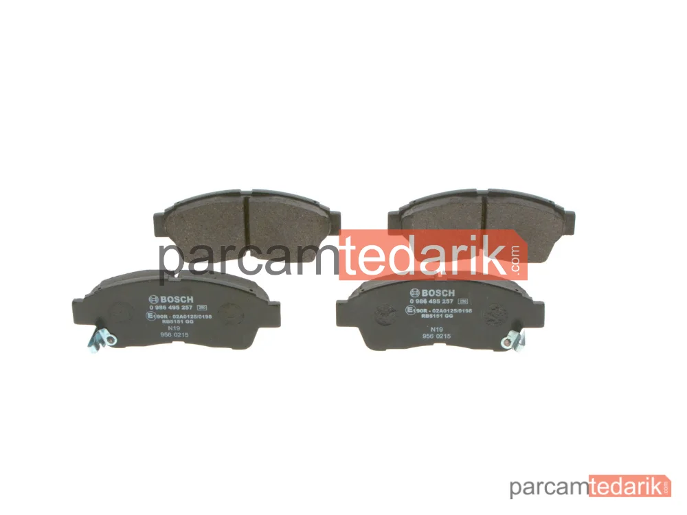 BOSCH 0986495257 | Fren Balatası (Ön)