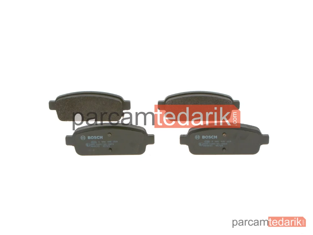 0986495259 | Fren Balatası (Arka) — Opel Zafira Tourer C, Opel Astra J, Chevrolet Cruze