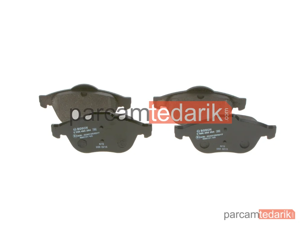 Fren Balatası (Ön) — Renault Laguna II, Renault Laguna II Grandtour, Renault Scénic I Mpv - 0986495264