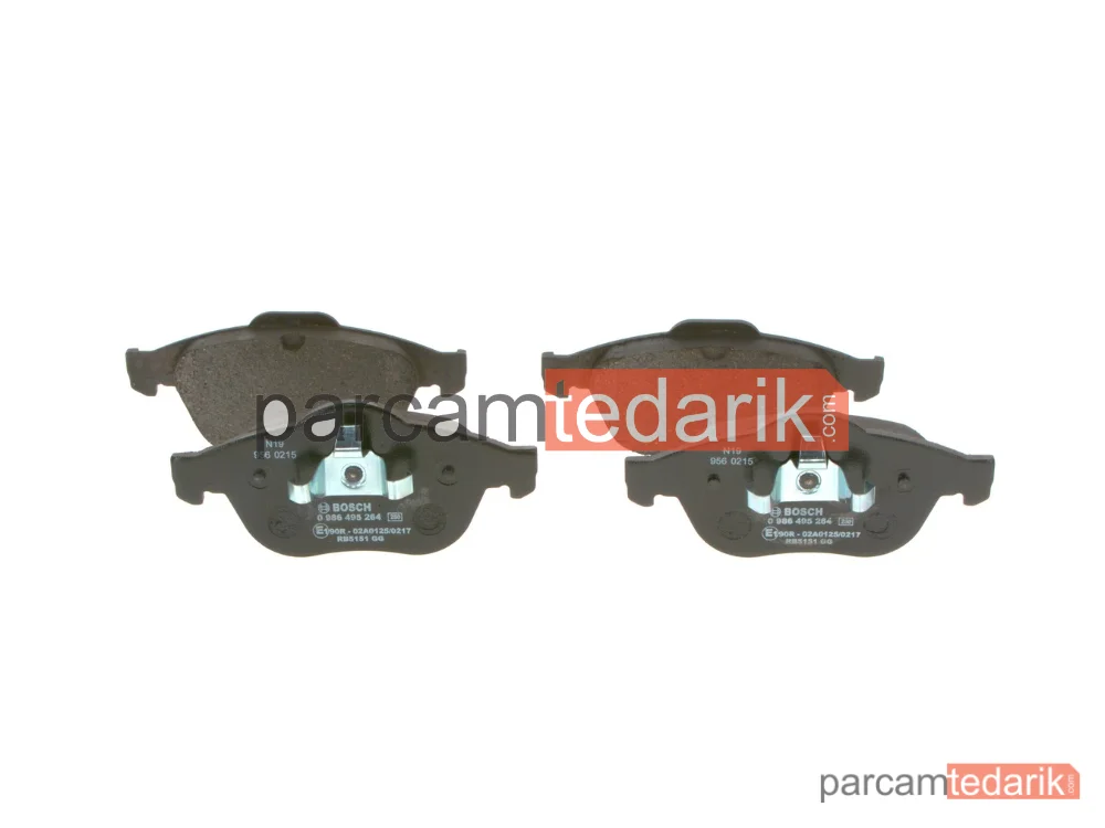 BOSCH 0986495264 | Fren Balatası (Ön) — Renault Laguna II, Renault Laguna II Grandtour, Renault Scénic I Mpv