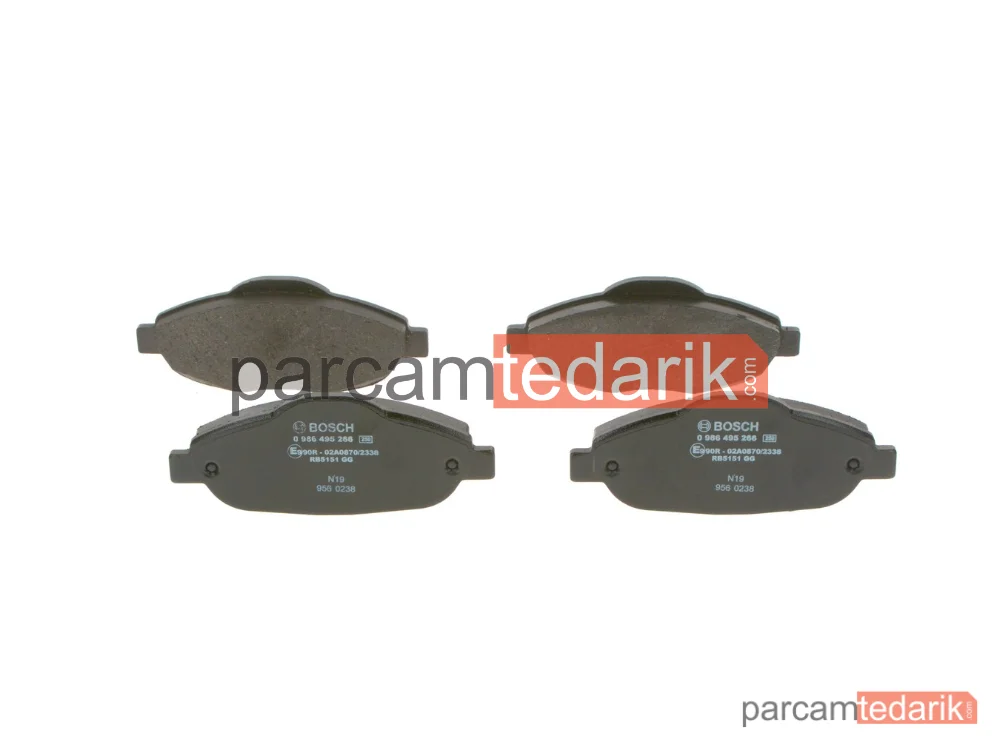 0986495266 | Fren Balatası (Ön) — Peugeot 308 I, Peugeot 3008 I Mpv, Peugeot 308 SW I