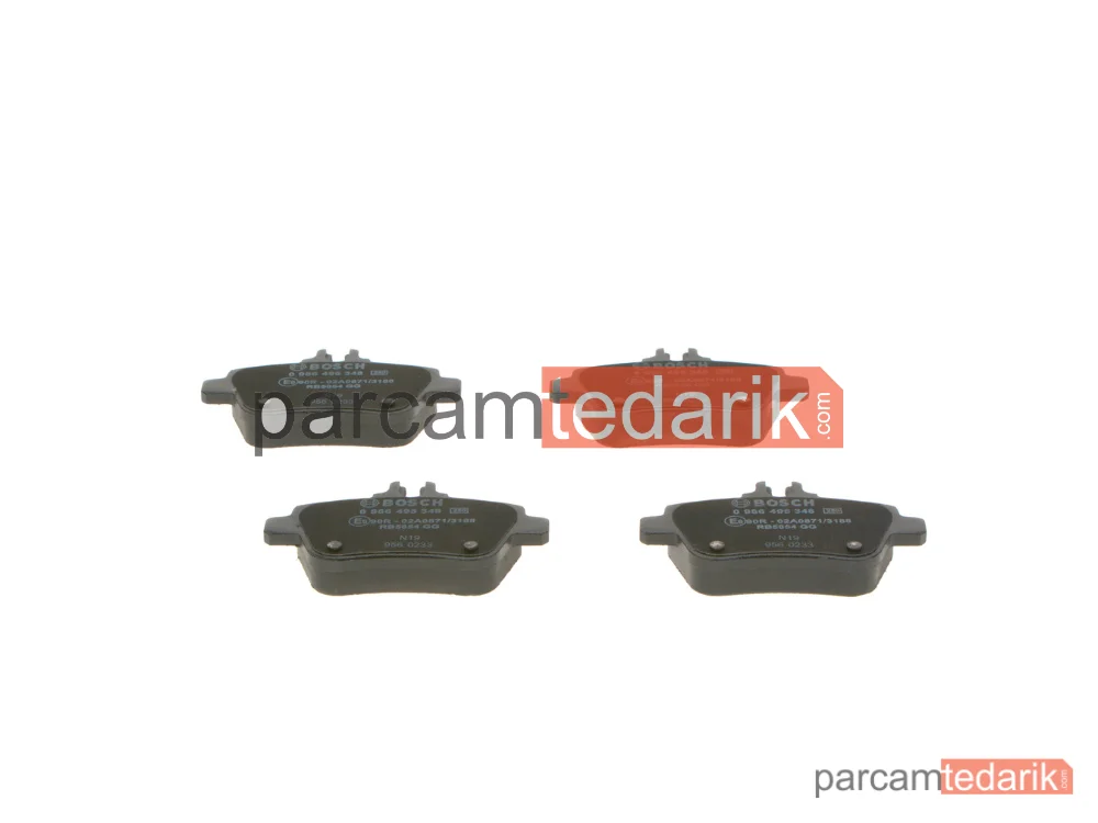 BOSCH 0986495348 | Fren Balatası (Arka) — Mercedes-Benz Cla Shooting Brake, Mercedes-Benz Cla Coupe