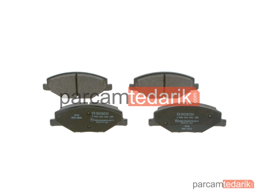 BOSCH 0986495390 | Fren Balatası (Ön)