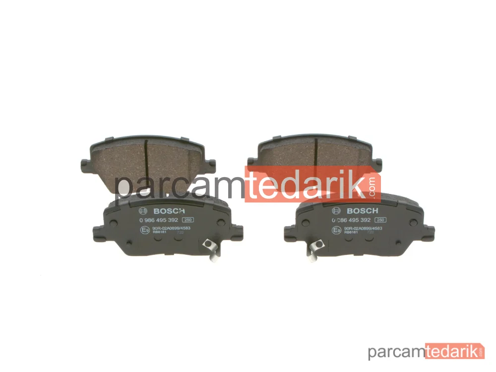 BOSCH 0986495392 | Fren Balatası (Ön) — Fiat Tipo, Fiat Egea