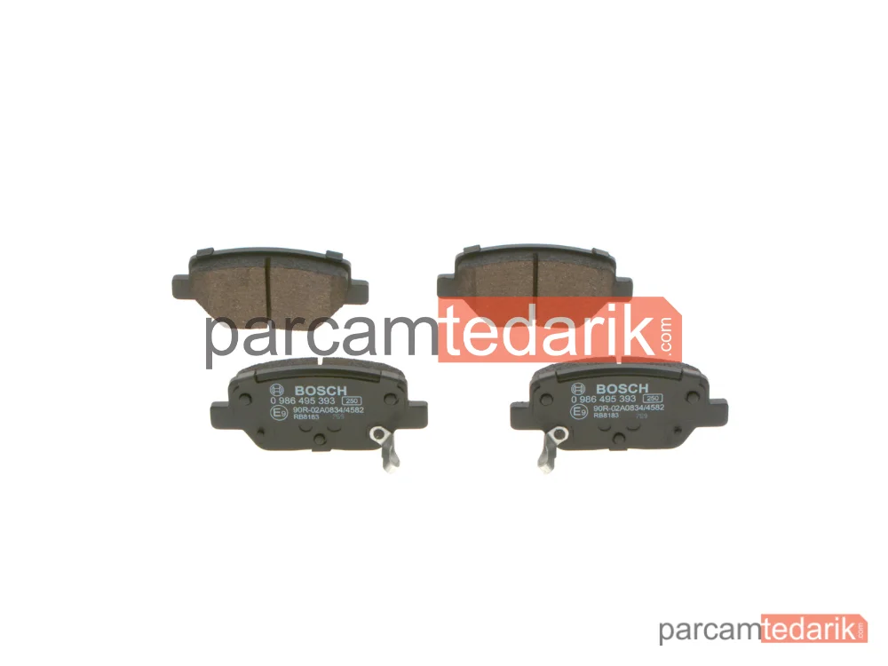 BOSCH 0986495393 | Fren Balatası (Arka) — Fiat Tipo, Fiat Egea