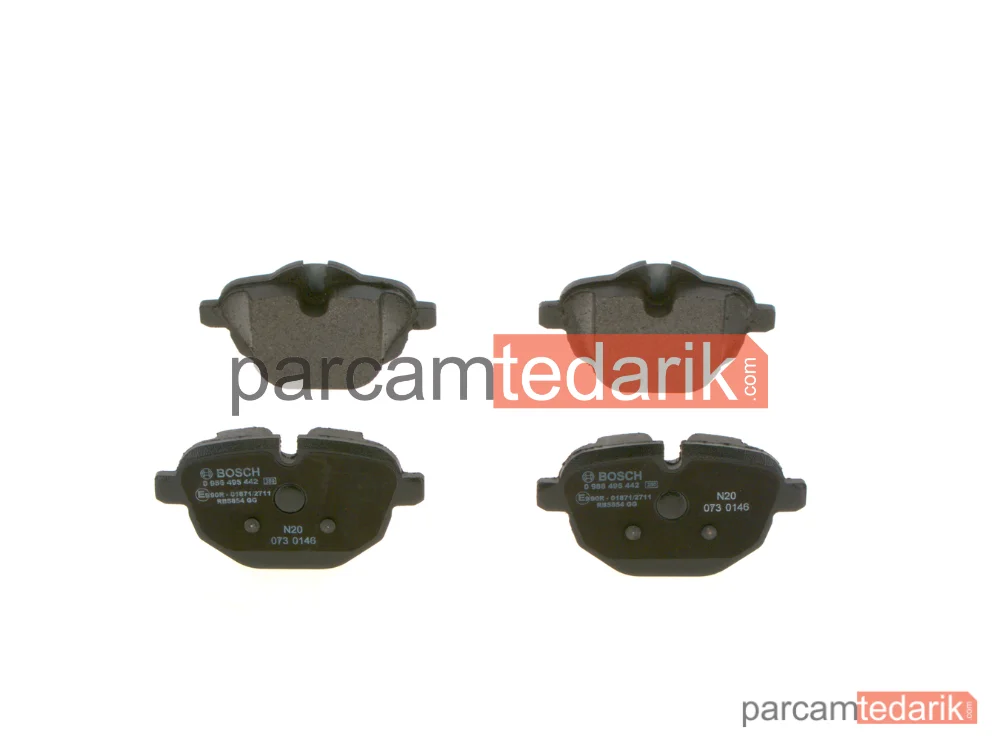 BOSCH 0986495442 | Fren Balatası (Arka) — BMW 5, BMW 5 Touring, BMW X3