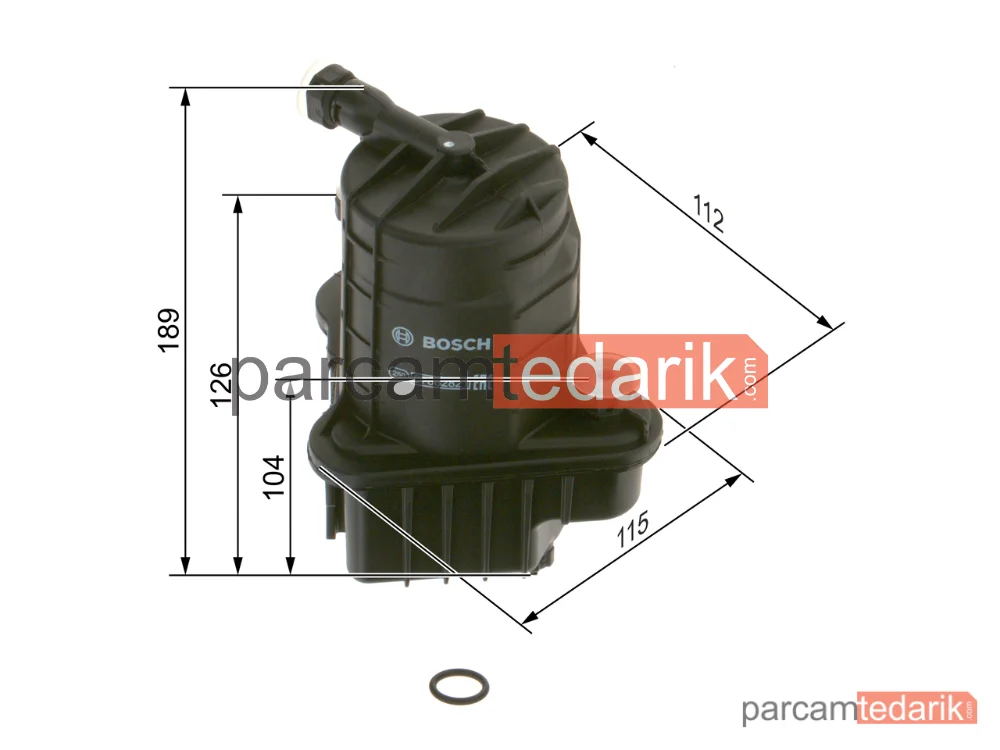 Yakıt Filtresi — Renault Clio III, Renault Modus / Grand Modus, Renault Clio III Grandtour - 09864B2025