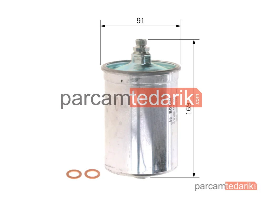 BOSCH 0986AF8093 | Yakıt Filtresi — Mercedes-Benz 124, Mercedes-Benz S-Serisi, Mercedes-Benz 190