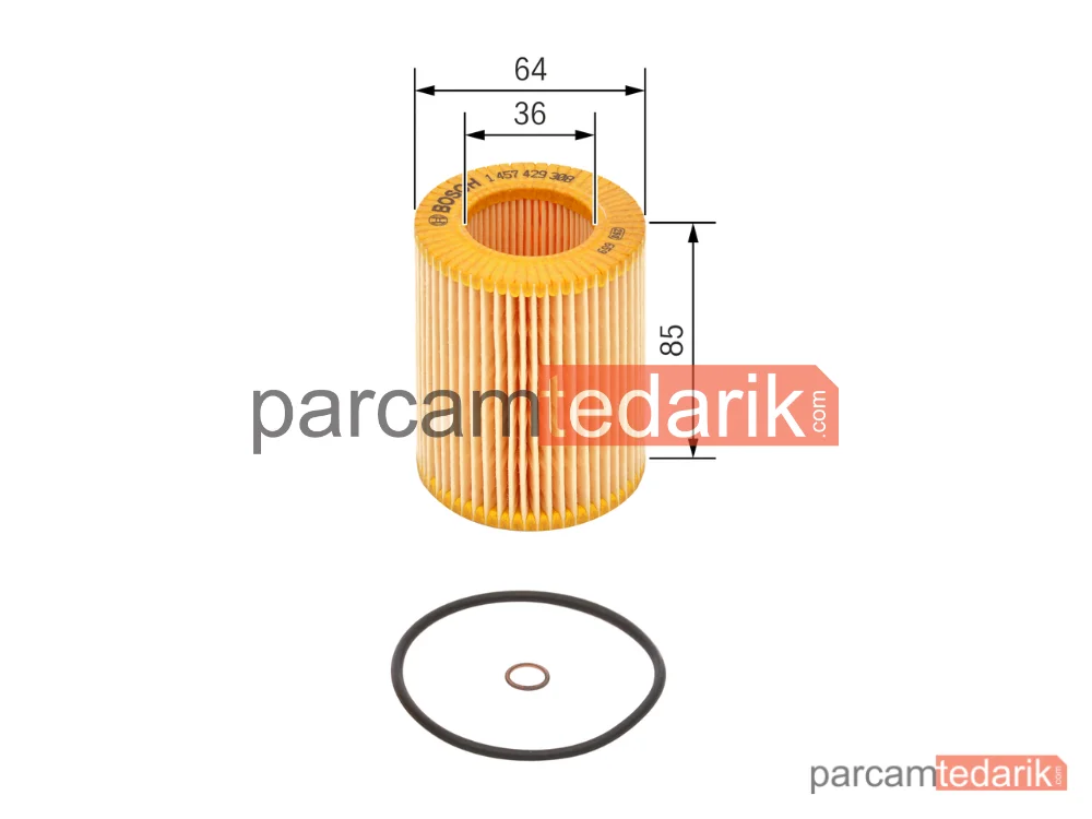 BOSCH 1457429308 | Yağ Filtresi — Hyundai Accent II