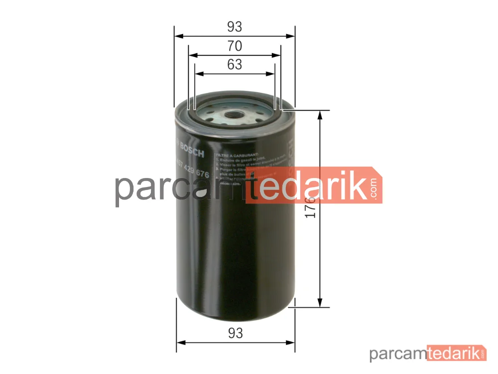 BOSCH 1457429676 | Yakıt Filtresi — DAF 85