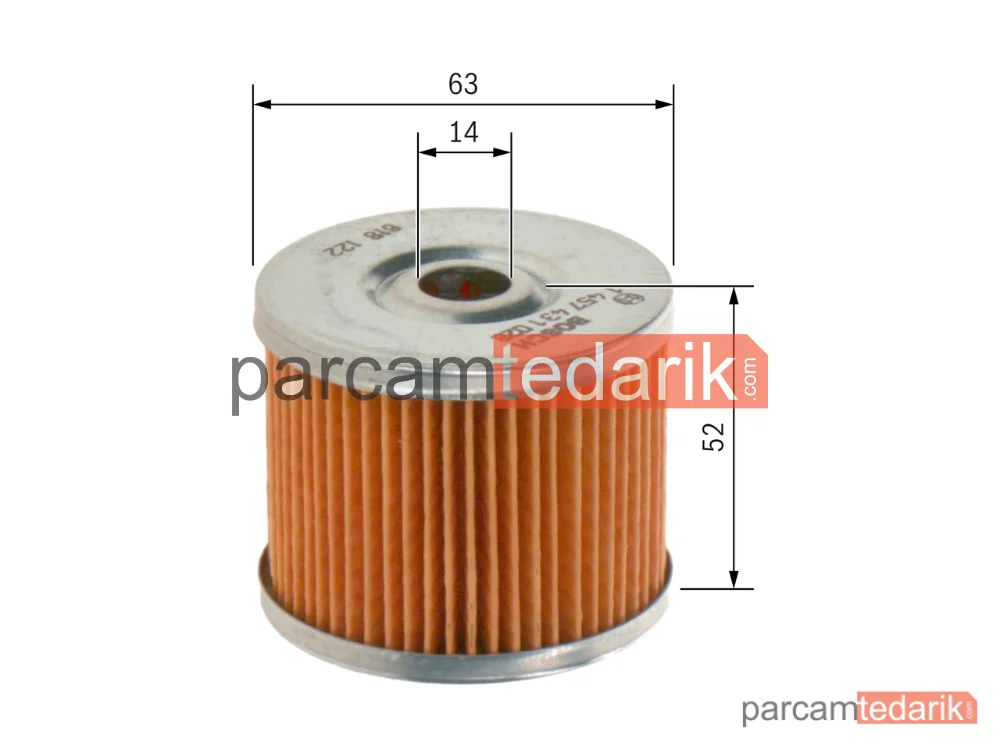 BOSCH 1457431028 | Yakıt Filtresi — Peugeot 505, Peugeot 505 Break, Renault Rapid