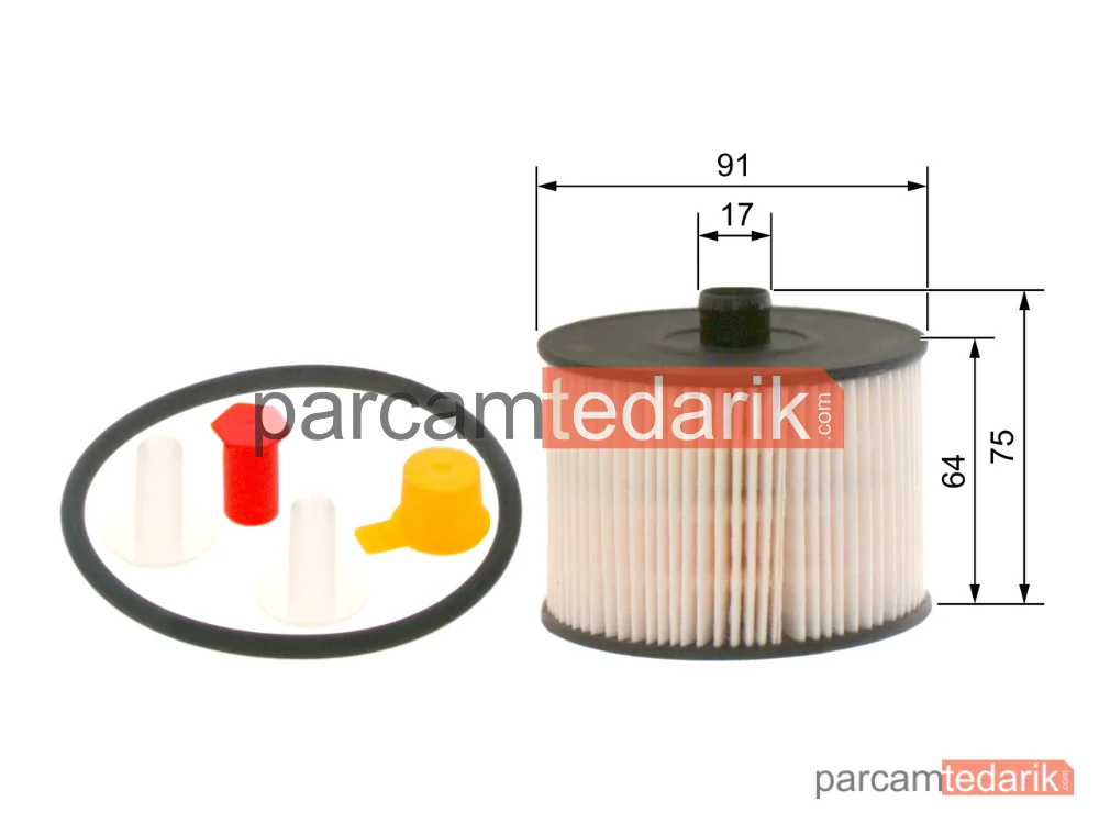 BOSCH 1457431723 | Yakıt Filtresi — Ford C-Max, Ford Focus II, Ford Galaxy II