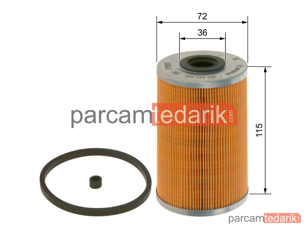 BOSCH 1457431724 | Yakıt Filtresi — Nissan NV400, Nissan Interstar, Nissan Primastar