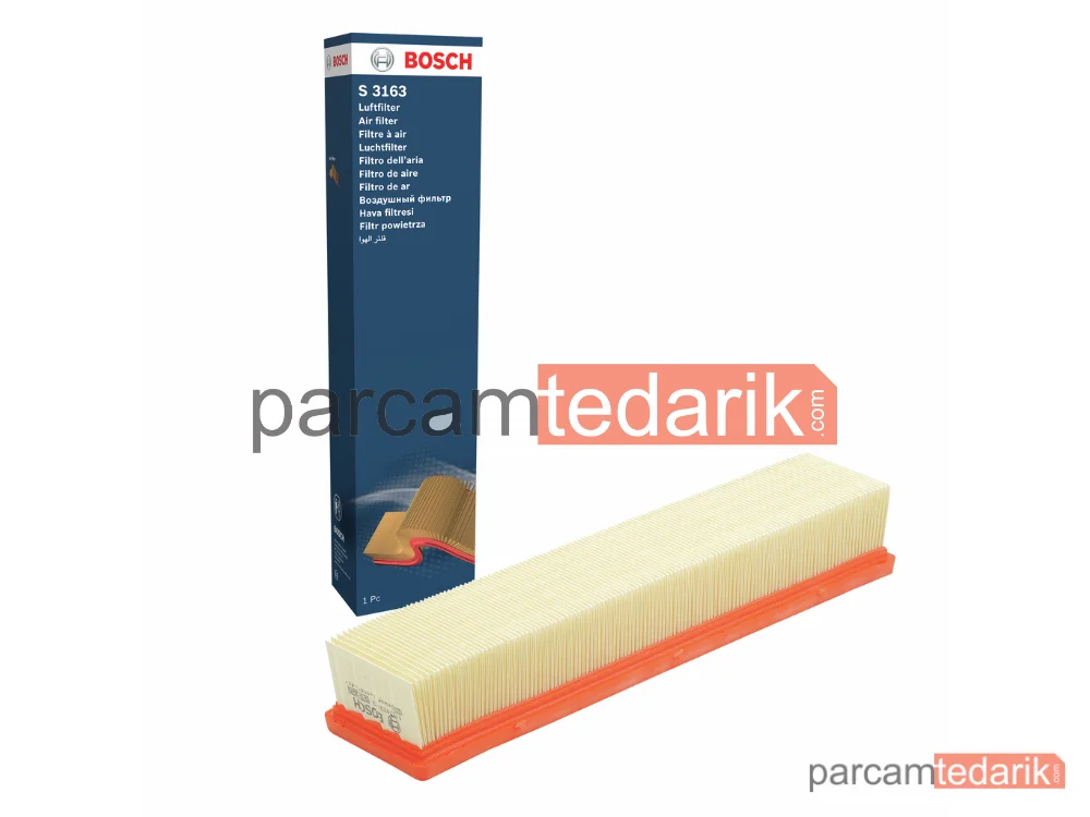 BOSCH 1457433163 | Hava Filtresi — Nissan Kubistar, Renault Clio II, Renault Kangoo Express