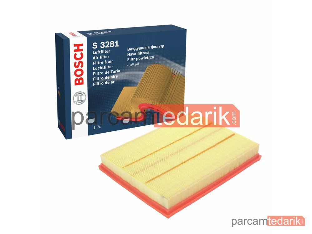 BOSCH 1457433281 | Hava Filtresi — Opel Astra G, Opel Astra G Kombi, Opel Astra G Coupe