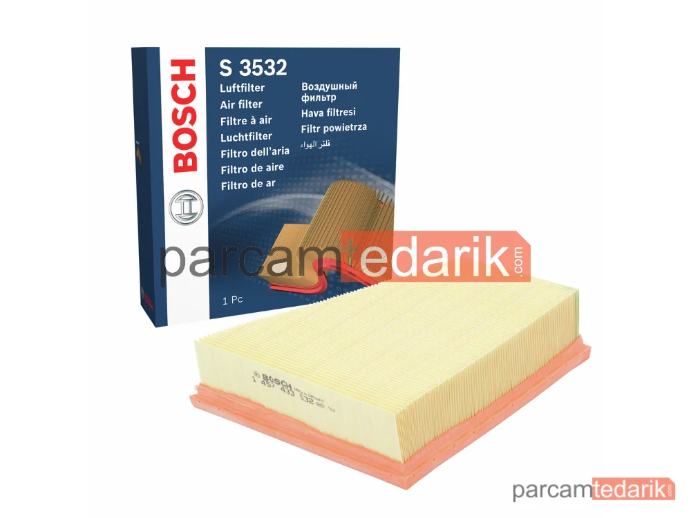 BOSCH 1457433532 | Hava Filtresi — Skoda Fabia II Combi, Seat Ibiza IV, Skoda Fabia I