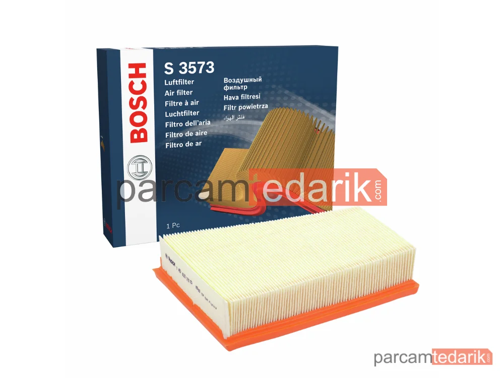 BOSCH 1457433573 | Hava Filtresi — Renault Megane II, Renault Megane II Coupé-Cabriolet, Renault Scénic II
