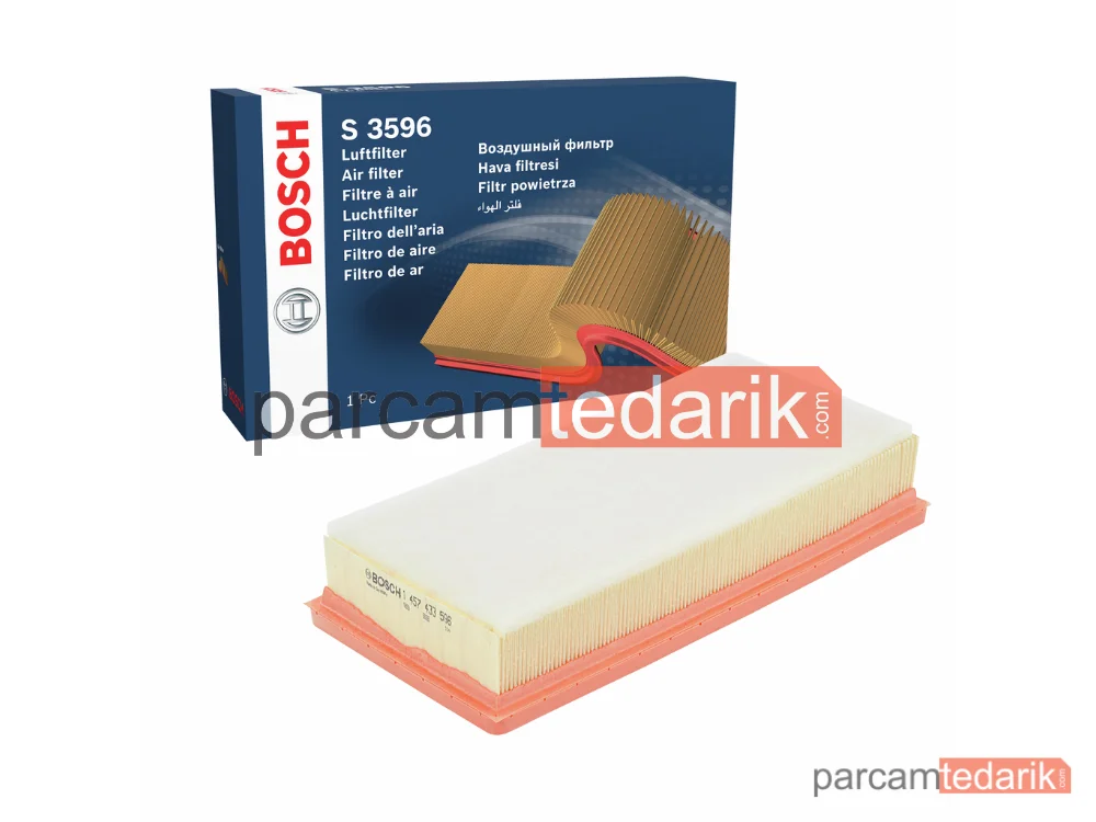 BOSCH 1457433596 | Hava Filtresi — Peugeot 508 SW I, Peugeot 508 I, Citroen C5 III