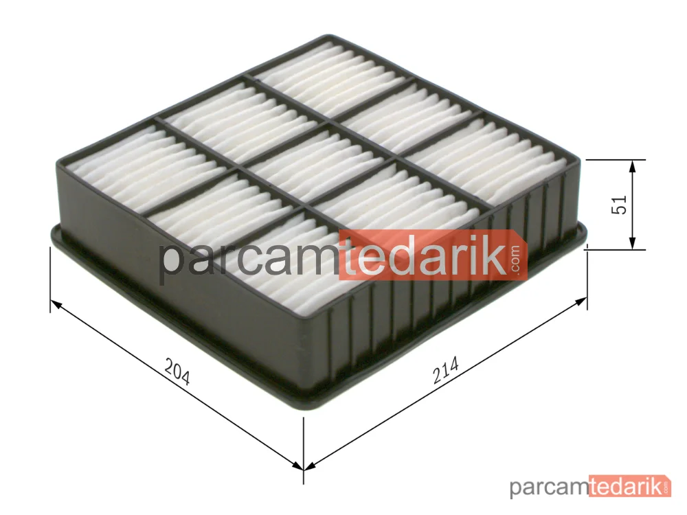 BOSCH 1457433969 | Hava Filtresi — Mitsubishi Lancer VII, Mitsubishi Outlander I, Mitsubishi Lancer VI