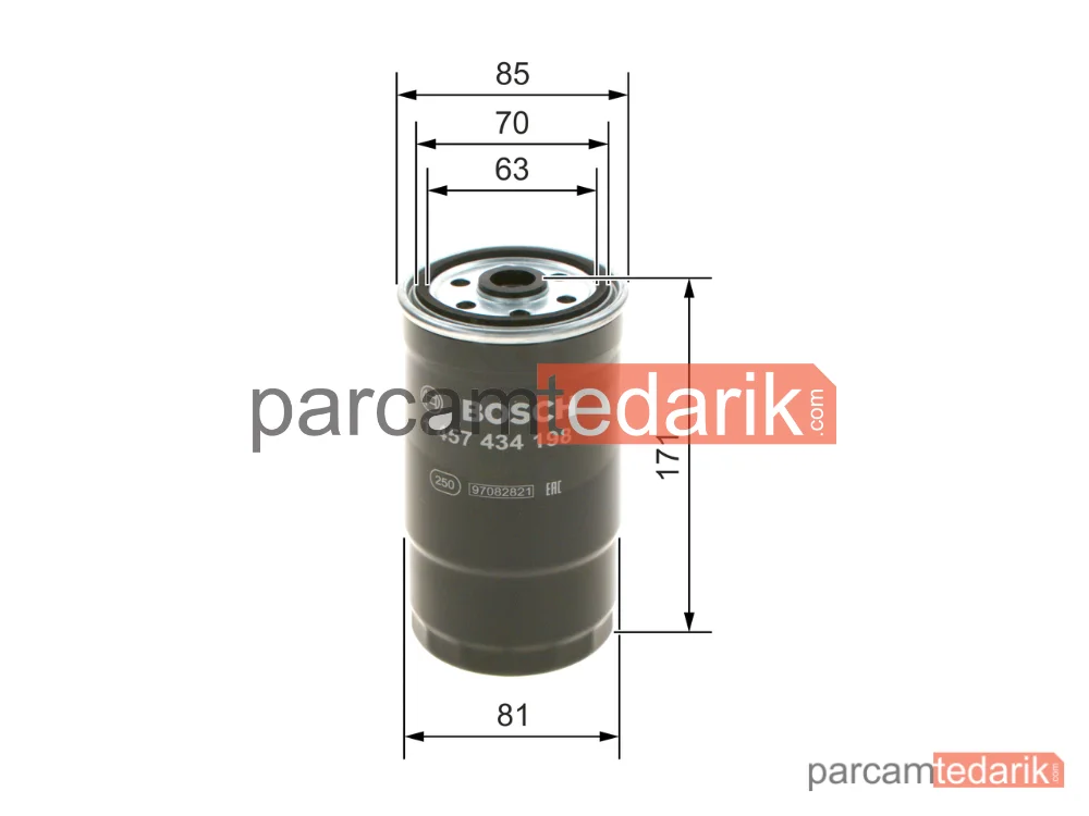 BOSCH 1457434198 | Yakıt Filtresi — Alfa Romeo 145, Alfa Romeo 146, Alfa Romeo 156