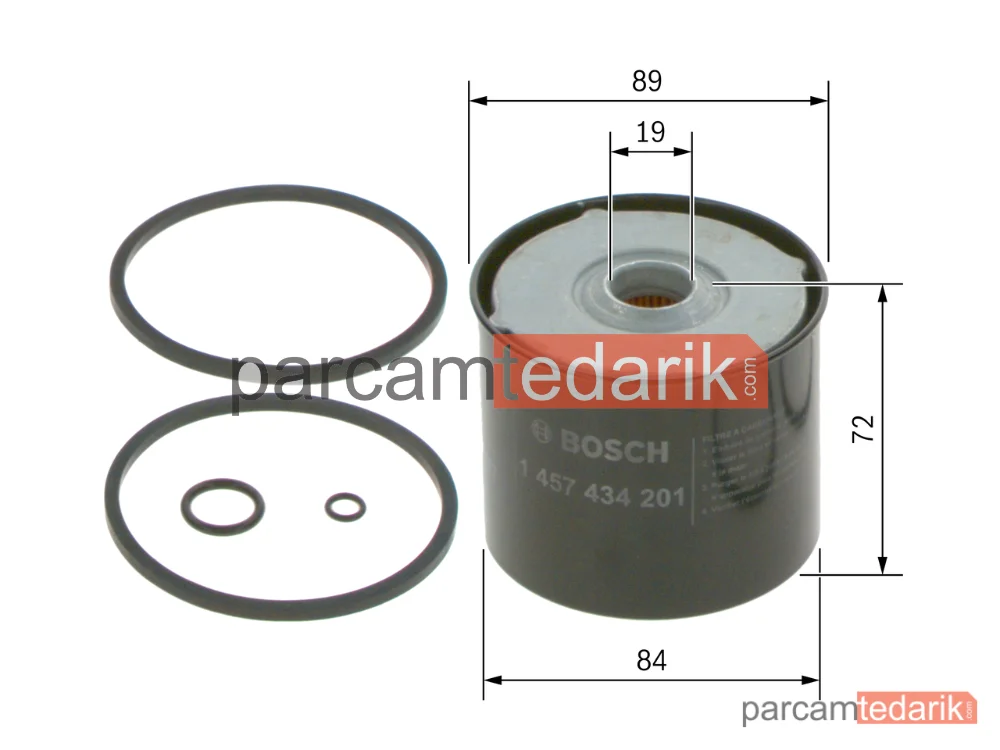 BOSCH 1457434201 | Yakıt Filtresi — Citroen Jumper I, Peugeot Boxer